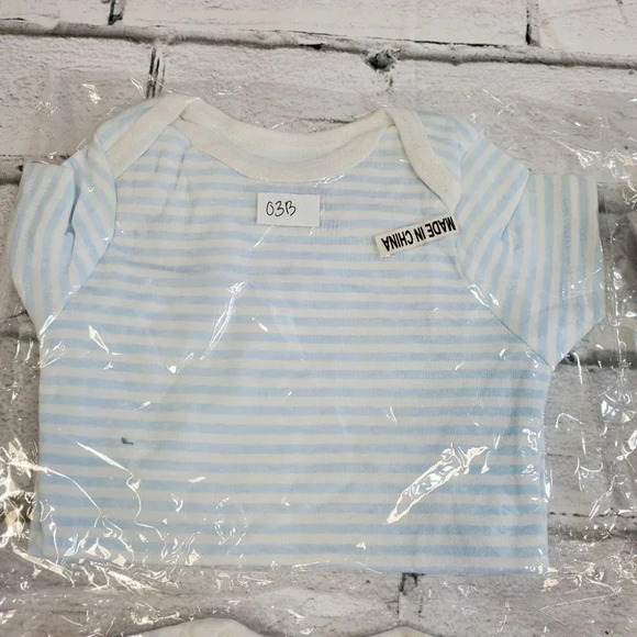 0/3m Boys Bodysuit SET 1, 4pcs basic baby bodysuits. Baby Essentials - Picture 2 of 6